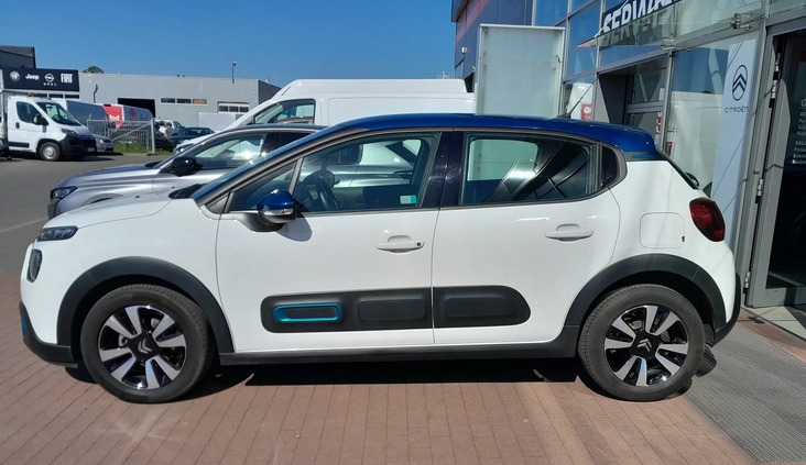 Citroen C3 cena 56900 przebieg: 22103, rok produkcji 2020 z Słupsk małe 172